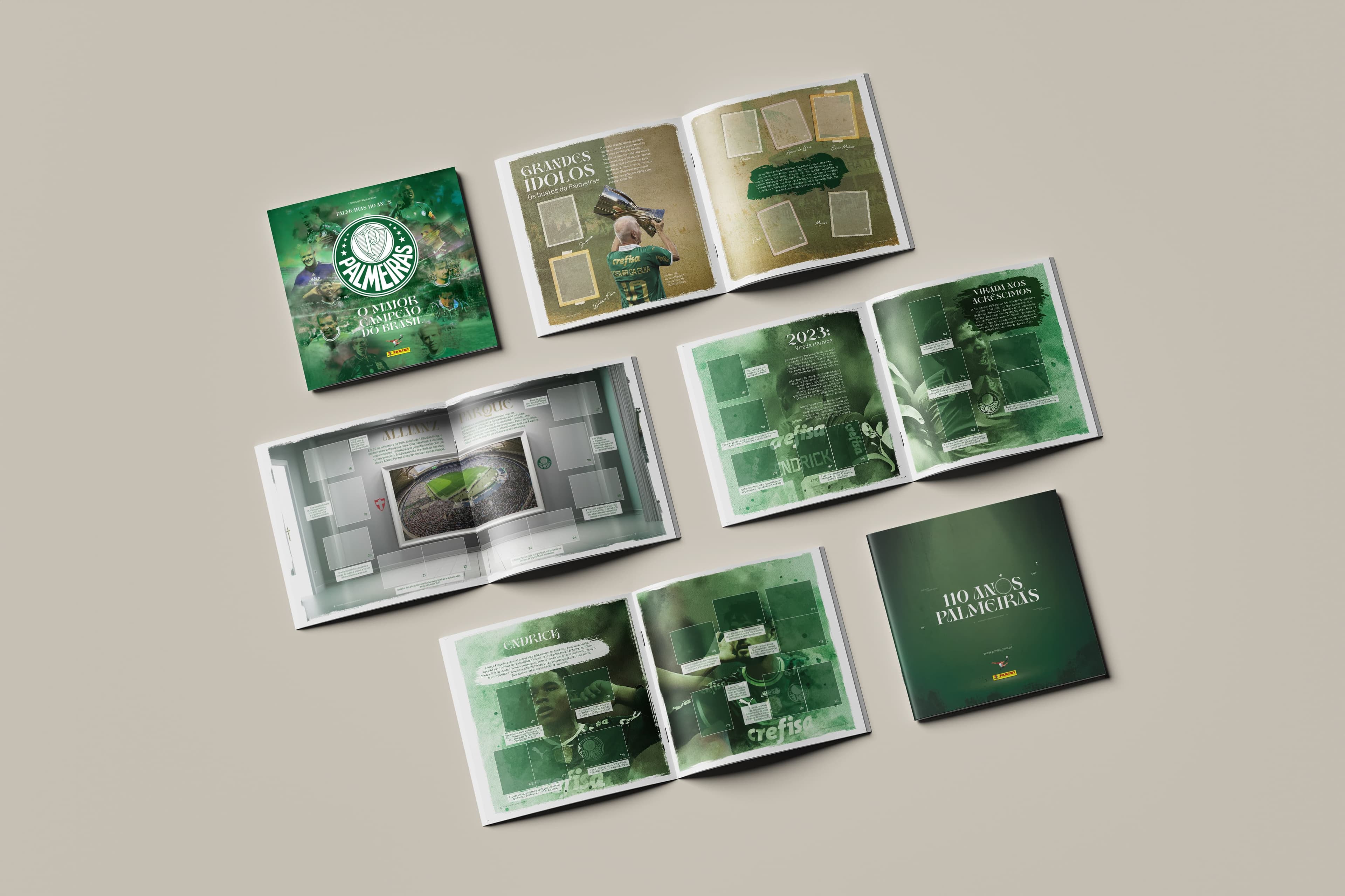 PANINI PALMEIRAS 110 YEARS STICKER ALBUM